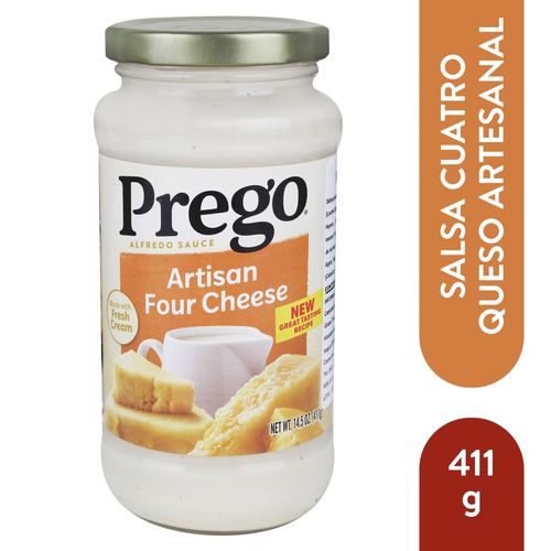 Salsa Prego Alfredo 4 Quesos - 411gr