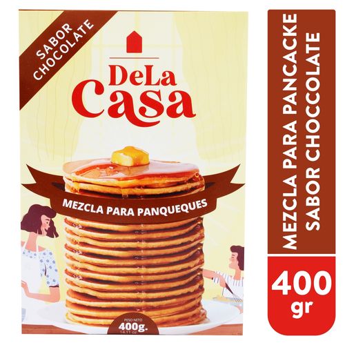 Dela Casa Mezcla Panqueque Chocolat400gr