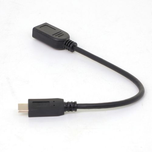 Adaptador Durabrand Hembra Usb-C A Usb -A Color Negro 6, Modelo Int-121801