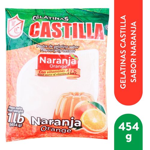 Gelatina Castilla Naranja -454 g