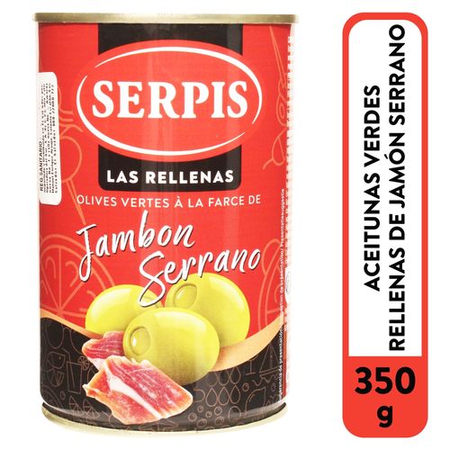 Aceituna Serpis rellena jamón - 300 g
