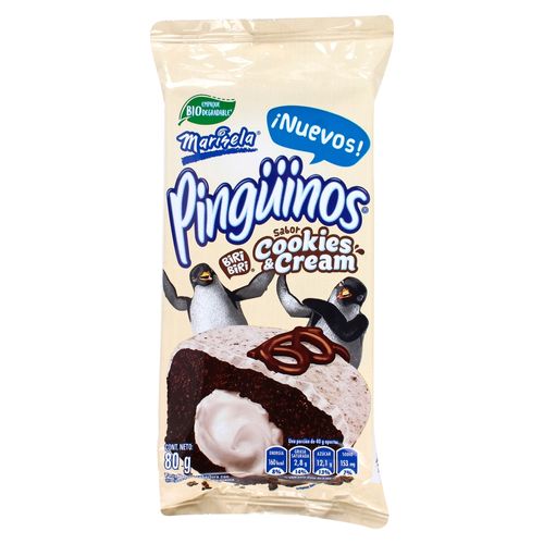 Marinela Pastel Pinguino Cookies 80Gr