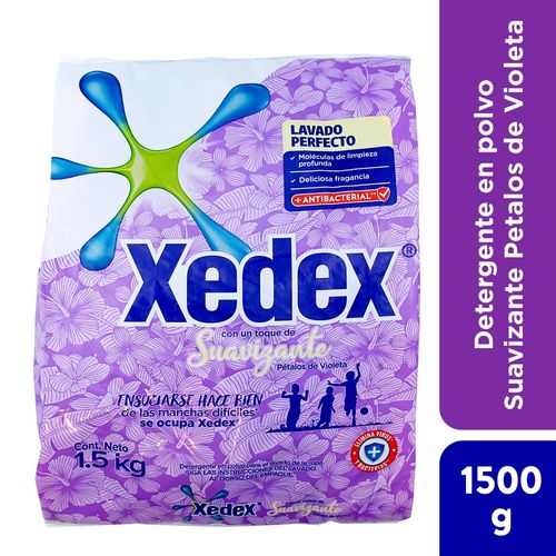 Detergente En Polvo Xedex Suavizantes Pétalos De Violeta