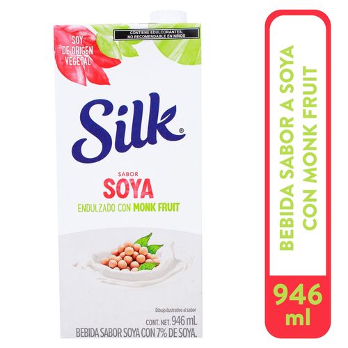 Bebida de Soya Silk Con Monkfruit - 946ml