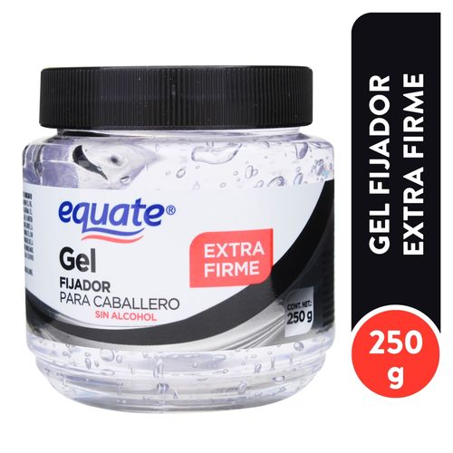 Gel Extra Firme Para Cabello Marca Equate Transparente - Sin Alcohol- 250 g