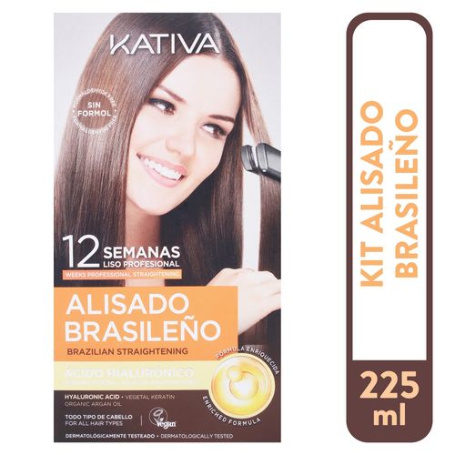 Kit Kativa Alisado Brasil Keratina - 225ml