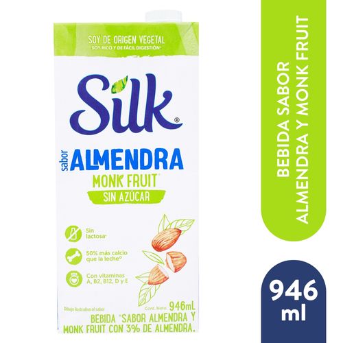 Bebida de Almendra Silk Con Monkfruit - 946ml