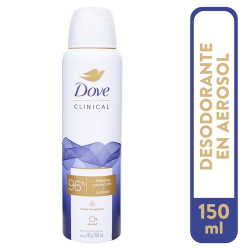 Desodorante Dove clinical expert original clean en aerosol - 150 ml