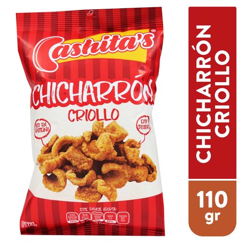 Snack Cashita’s Chicharron Criollo - 110gr