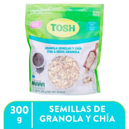 Granola Tosh Con Semillas Y Chía - 300g