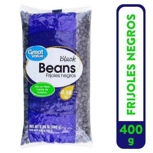 Frijoles Great Value Negros - 400 g
