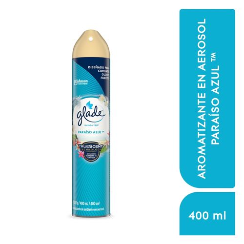 Aromatizante Glade Aerosol Paraíso Azul -  400ml