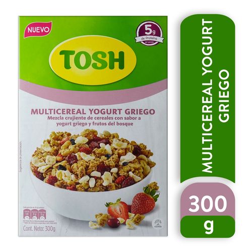 Cereal Multicereal Tosh Yogurt griego Caja - 300 g