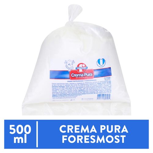 Crema Foremost Natural Bolsa - 500ml