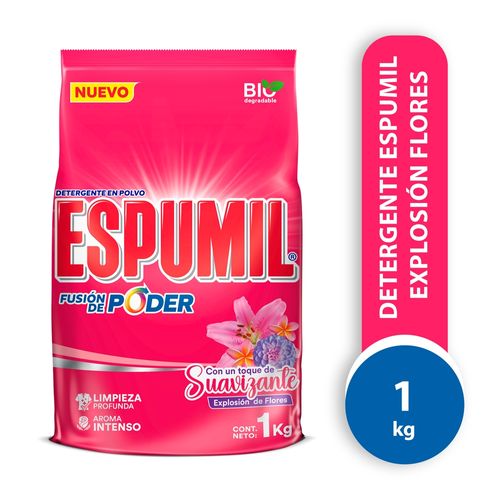 Detergente En Polvo Espumil Fusión De Poder- 1KG