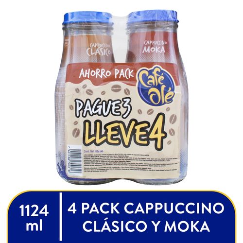 4 Pack Café Olé Variedad -  1124ml