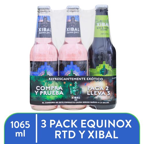 3pack 2 Equinox Rtd Y Xibal Rtd 1065 Ml