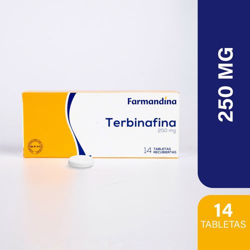 Terbinafina Farmandina 250Mg 14Ea Tab