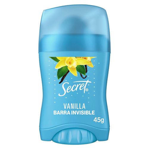 Antitranspirante Secret Vainilla Barra Invisible -45 g