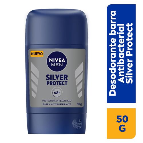 Desodorante Nivea Barra Men Silver Protection - 50gr