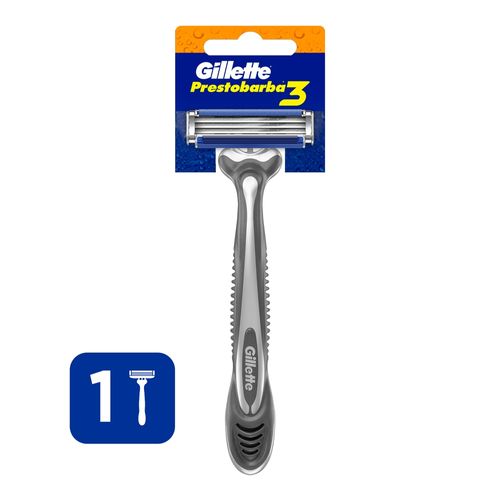 Máquinas Para Afeitar Desechables Gillette Prestobarba3,  1 Unidad