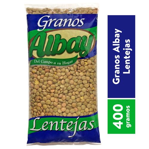 Lenteja Alvay Empaque - 400 g