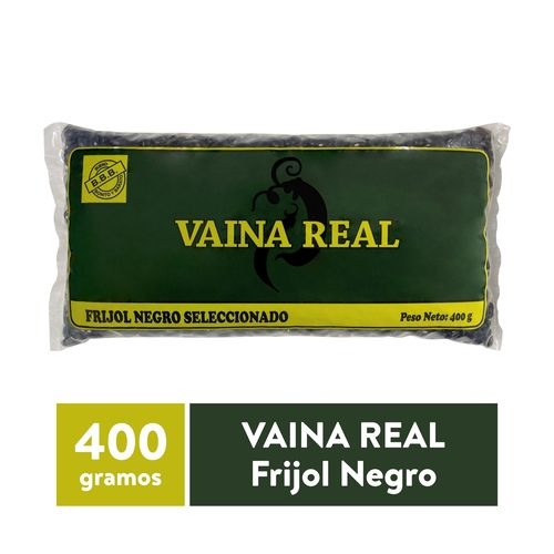 Frijol Vaina Real Negro Empaque - 400 g