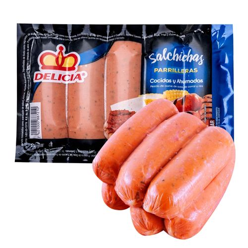 Salchicha Parrillera Delicias - 454 g