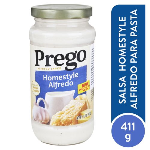 Salsa Prego Blanca Estilo Alfredo 411 Gr