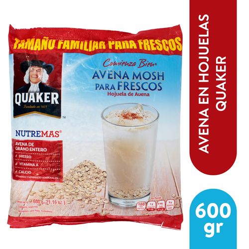 Avena Quaker Mosh para Fresco - 600gr