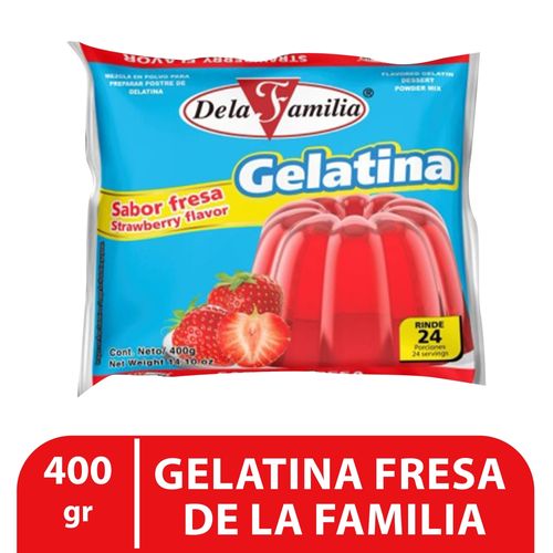 Gelatina De la Familia sabor fresa - 450 g