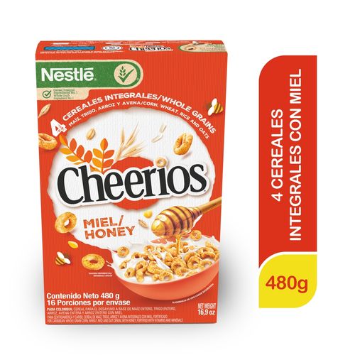 NESTLE CHEERIOS® Miel Cereal 480g Caja