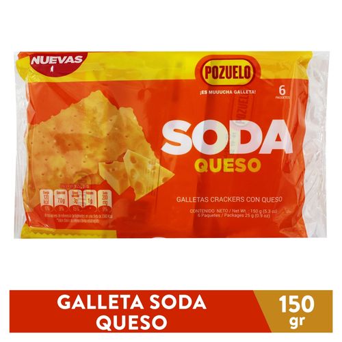 Galleta Soda Pozuelo Queso  -150 g