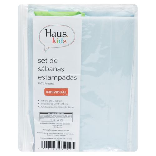 Sabanas Individual Haus, para niña