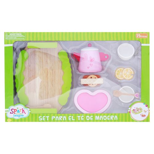 Kit de juego Spark Create Imagine Té de madera