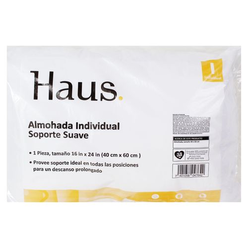 Haus Almohada Blanca 40X60 Cm