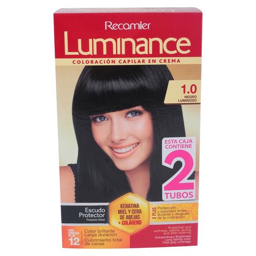 Tinte Luminance 2 Tubos 1.0 Negro 50gr