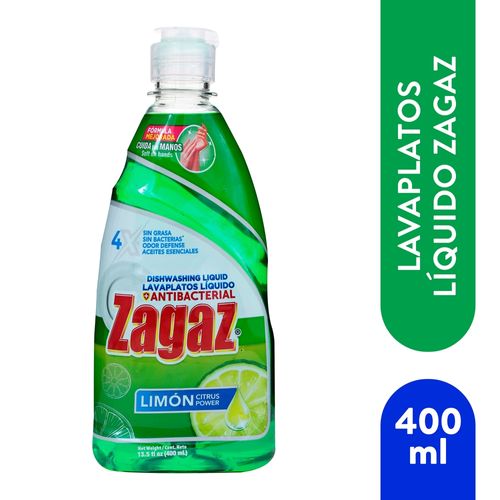 Lavaplato Zagaz Líquido Citrus 400ml