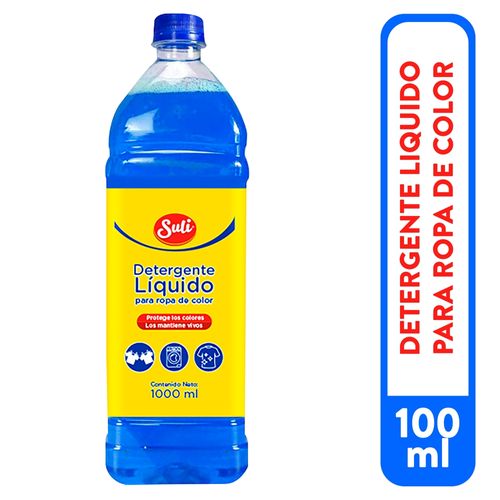 Detergente Líquido Suli Para Ropa De Color - 1000 ml