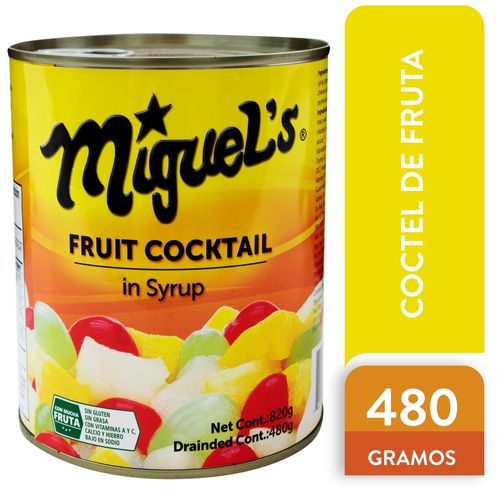 Coctel de frutas Miguel's en sirope - 480 g