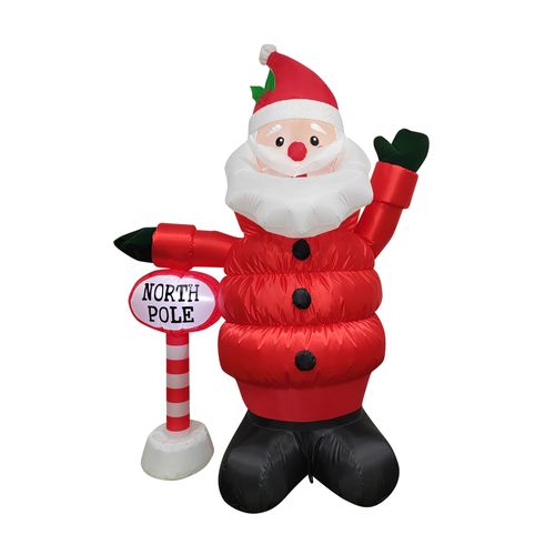 Inflable Santa Holiday Time Navideño -183 cm