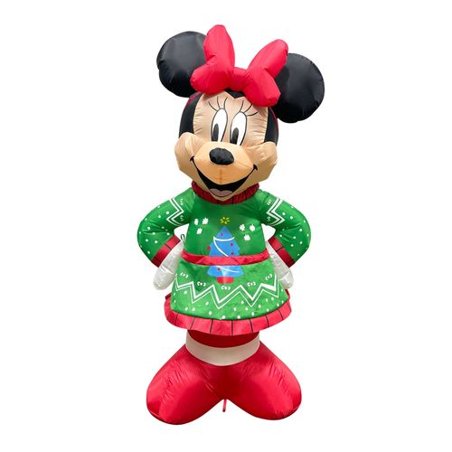 Inflable Disney Minnie navideño -122 cm