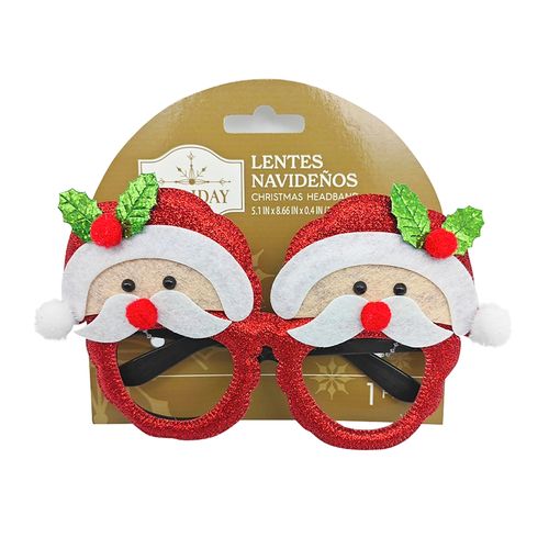 Lentes Navidenos Santa 1U