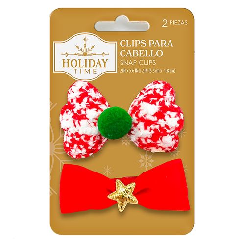 Clip Para Cabello Navideno Tradicion 2U