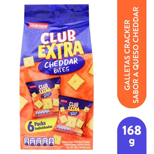 Galleta Club Extra Cheddar Bites 168Gr