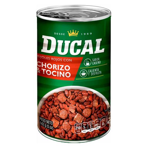 Frijoles Ducal molidos rojos