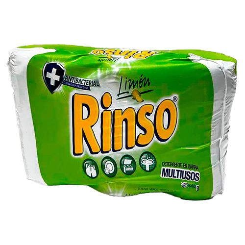 Detregente en barra Rinso limón 3 pack -540 g