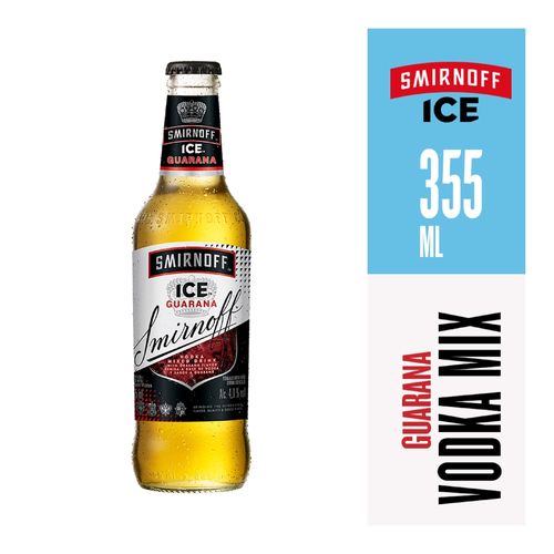 Bebida Smirnoff Ice Guarana Botella - 355ml