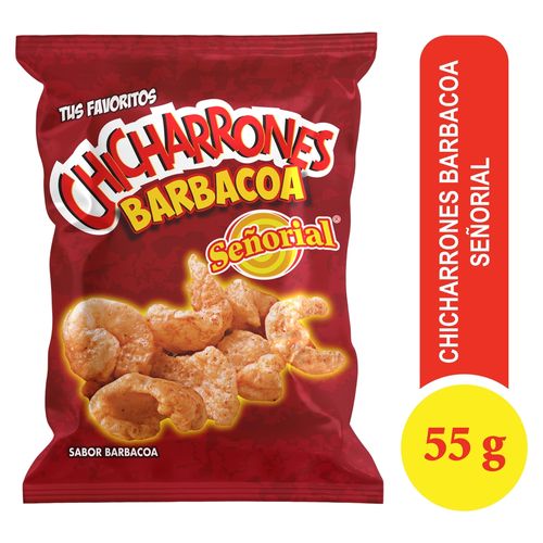 Chicharrón Señorial barbacoa -55g