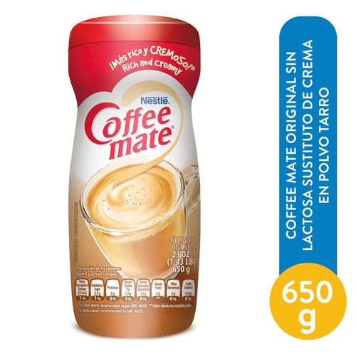 COFFEE MATE Original en Polvo Tarro 650g